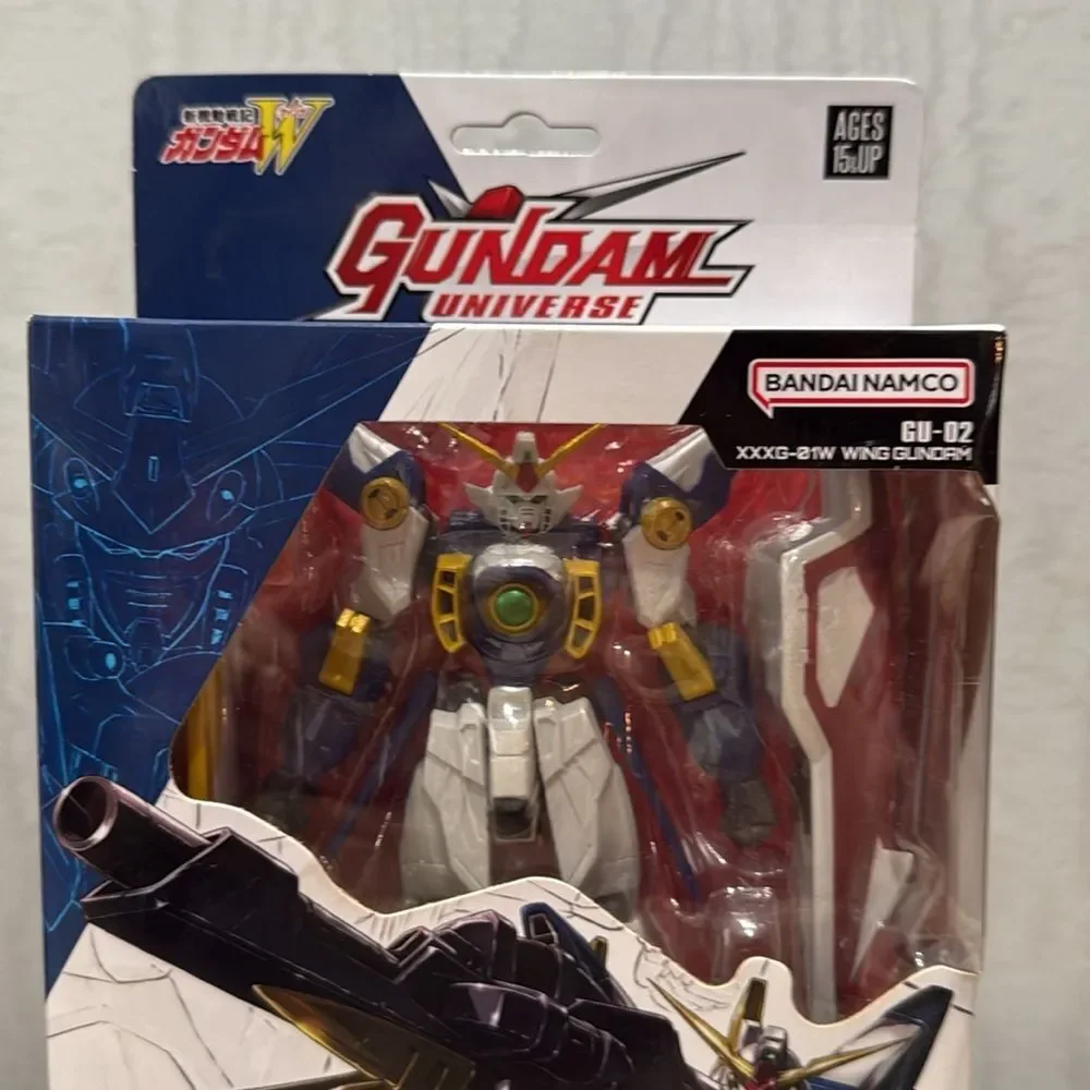 NEW Bandai Namco XXXG-01W Wing Gundam GU-02 Gundam Universe Figure New in Box
